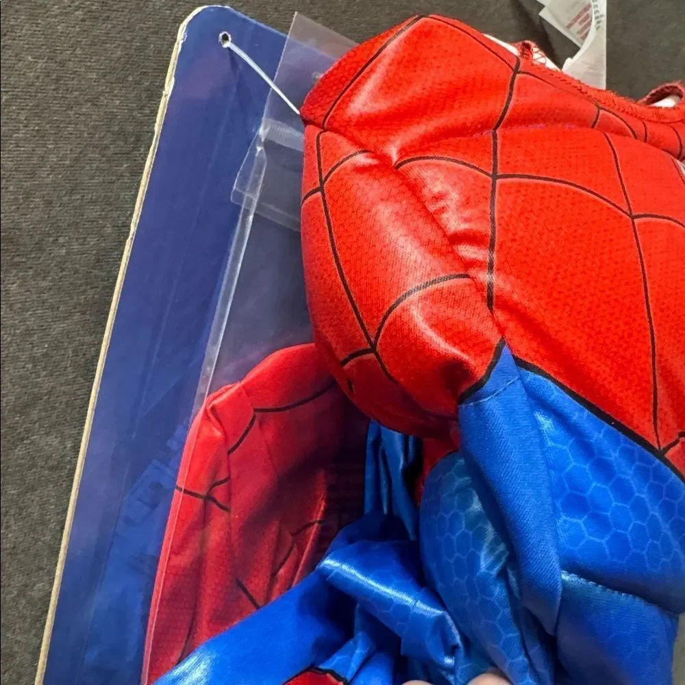 Kids Marvel Spider-Man Padded Costume Halloween Size M (8) NWT